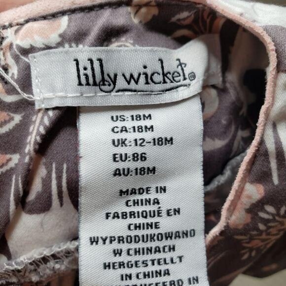 Lilly Wicket Baby Girl Unicorn Pattern whimsical fairy Dress size 18M 18 months - Picture 5 of 5